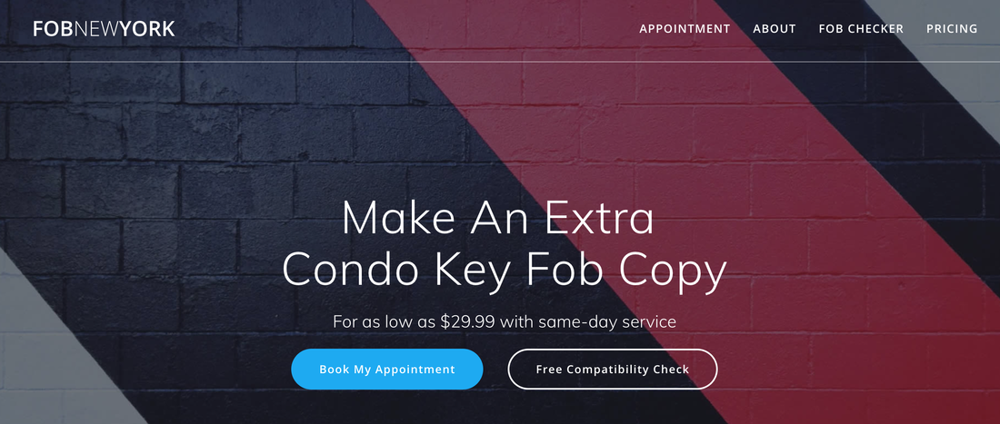 fob new york manhattan brooklyn fob copying key replacement card access condo apartment downtown